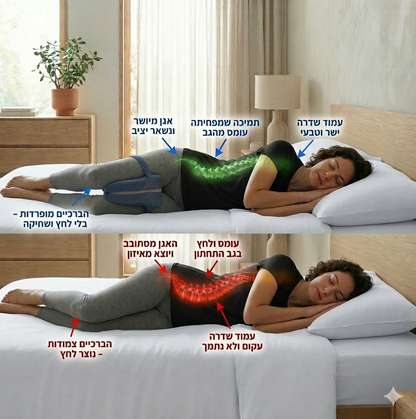 Dreamli™- כרית טיפולית נגד סיאטיקה, כאבי גב, אגן ורגליים